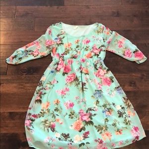 Pink Blush maternity dress